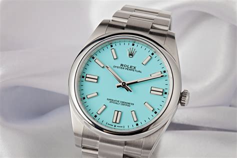 Rolex tiffany blue price